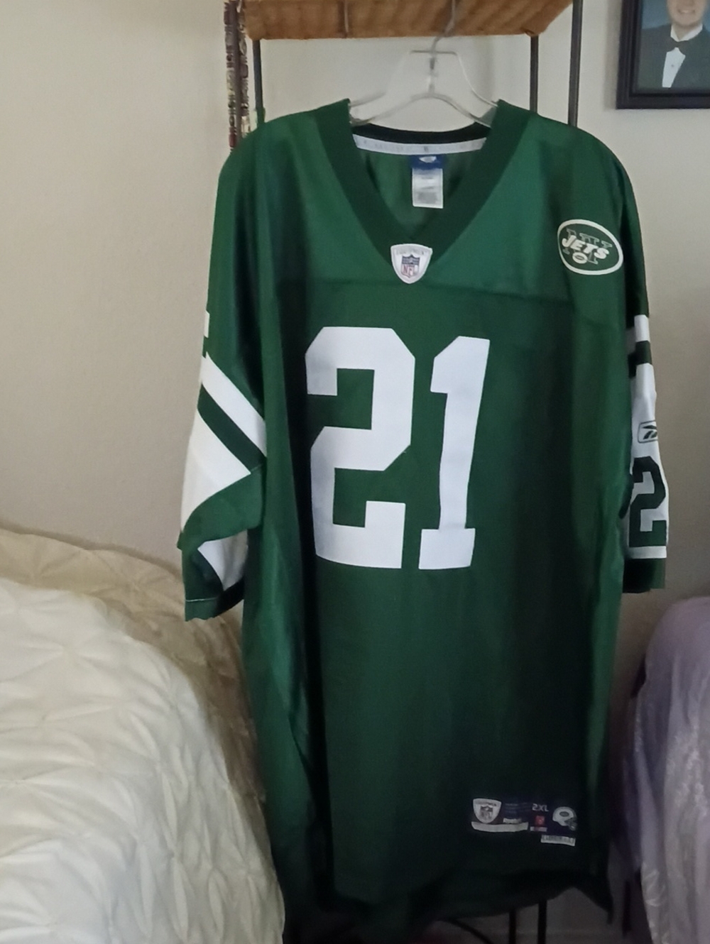 New York Jets #21 Green Football Jersey